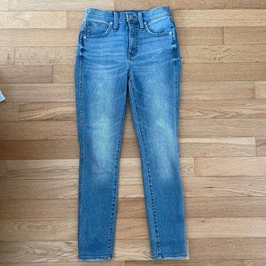 Madewell High Rise Skinny Wash Jeans